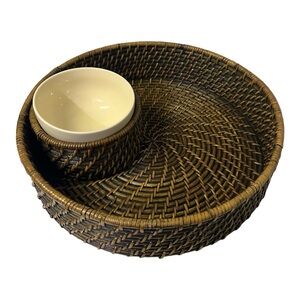 Bobby Flay Chip & Dip Tray Set